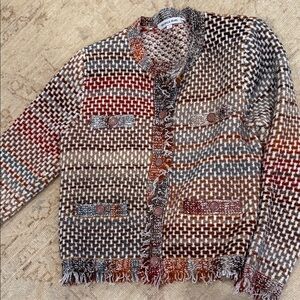 Veronica Beard Multicolor Knit Jacket